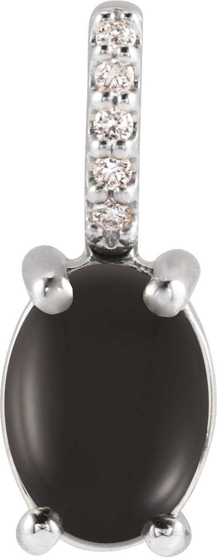 Accented Cabochon Necklace or Charm/Pendant