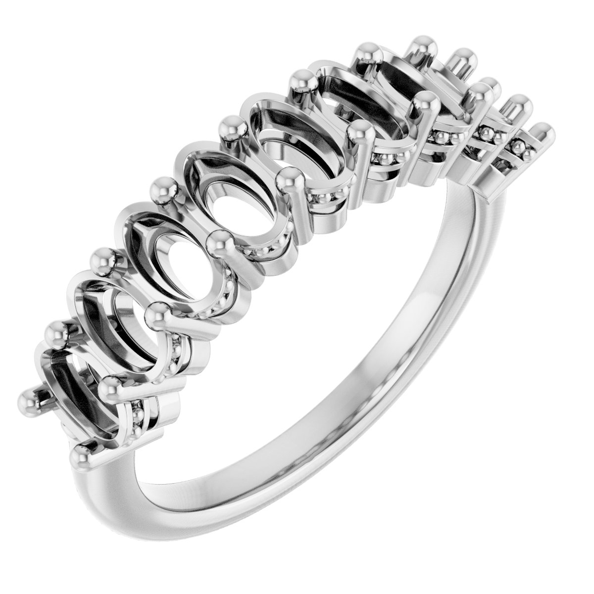 Nine-Stone Anniversary Band