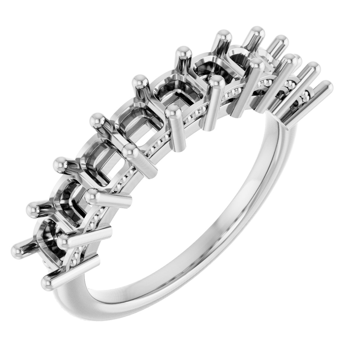 Nine-Stone Anniversary Band