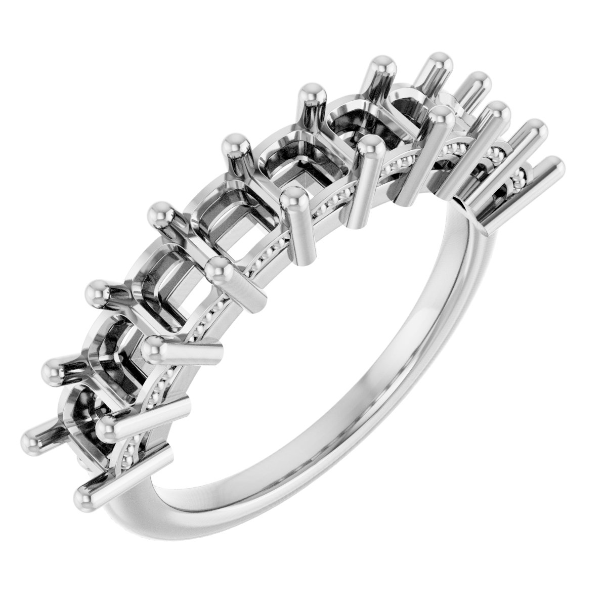 Nine-Stone Anniversary Band