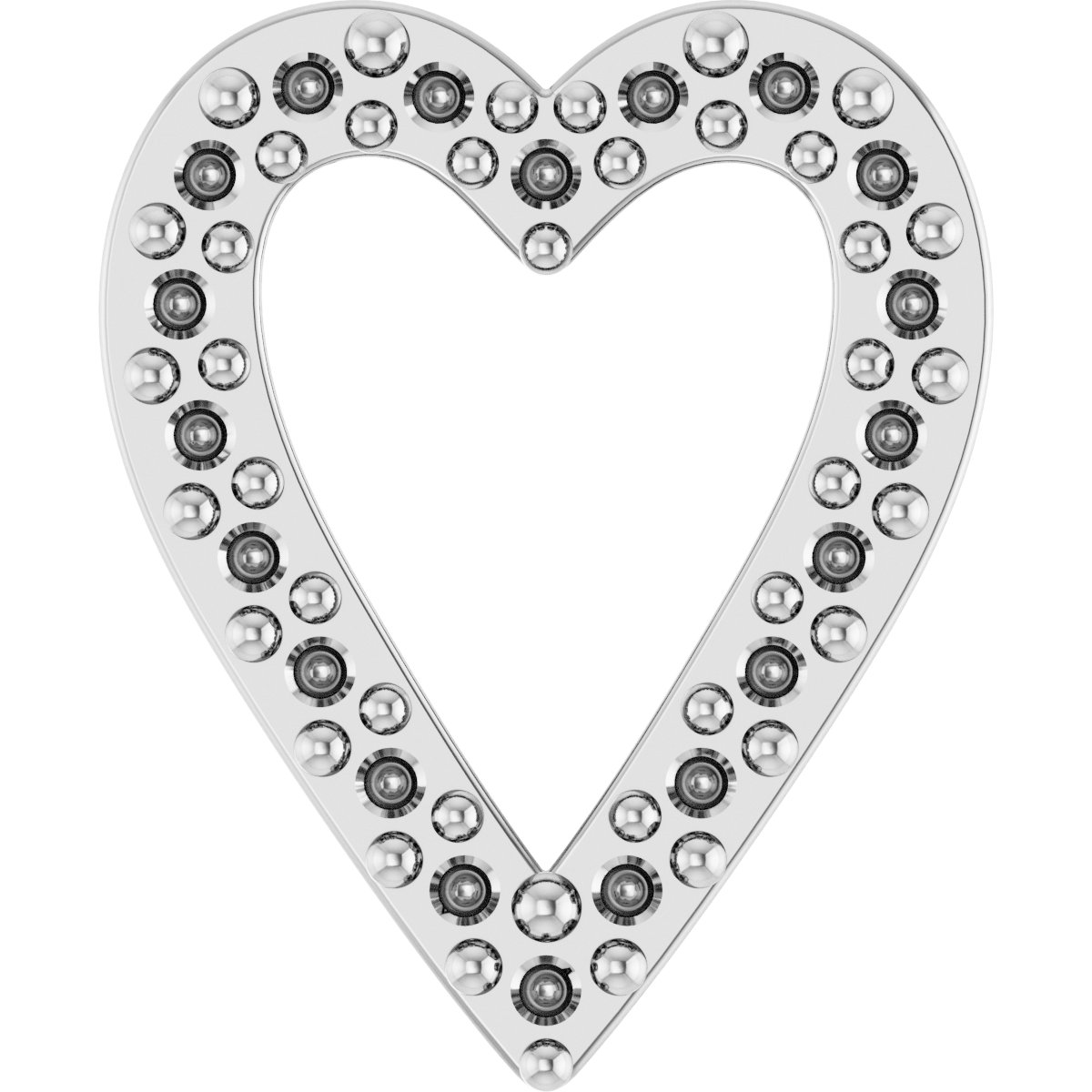 Accented Heart Trim