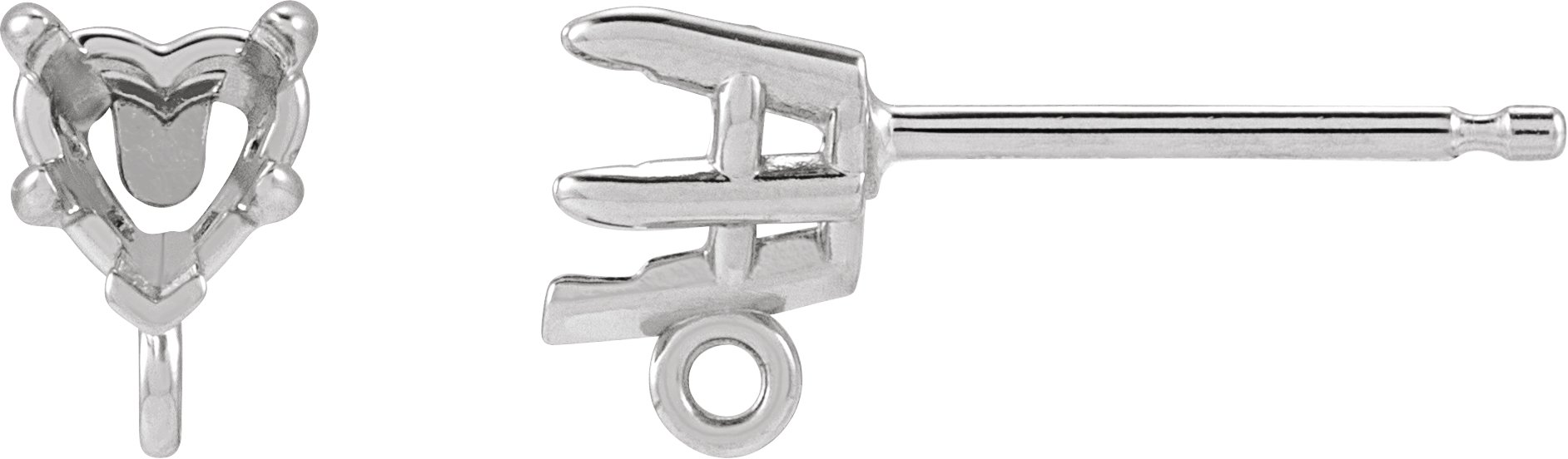 Basket Stud Earring Top