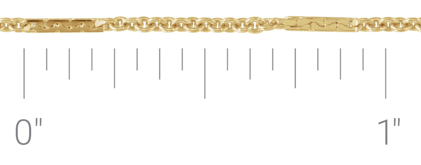 1.1 mm Dapped Cable Chain