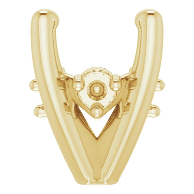 4-Prong Accented Shank Setting