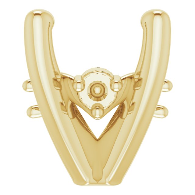 4-Prong Accented Shank Setting