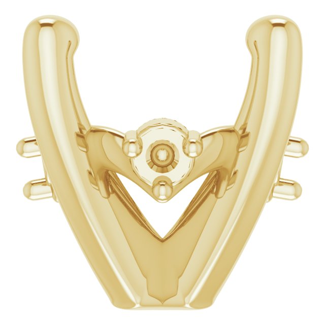 4-Prong Accented Shank Setting