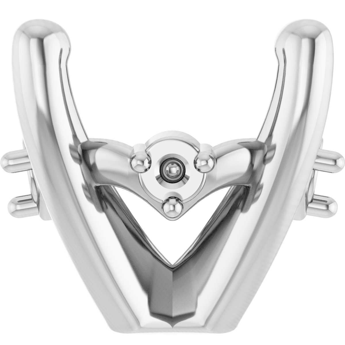4-Prong Accented Shank Setting