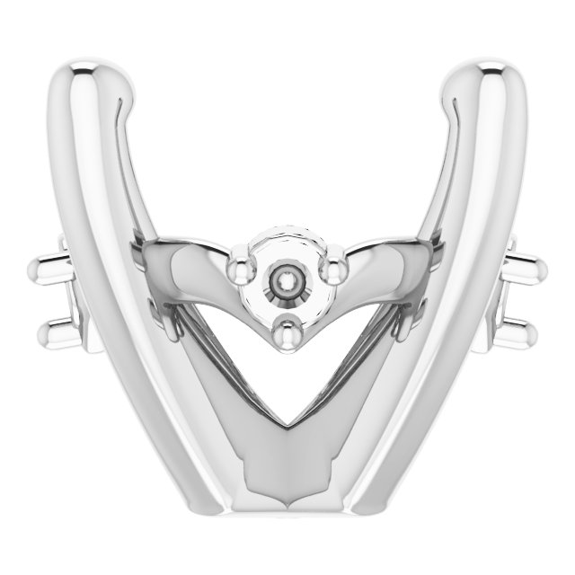 4-Prong Accented Shank Setting
