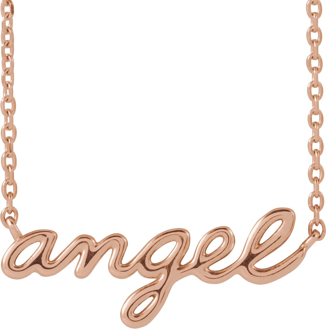 Angel Script Necklace or Center
