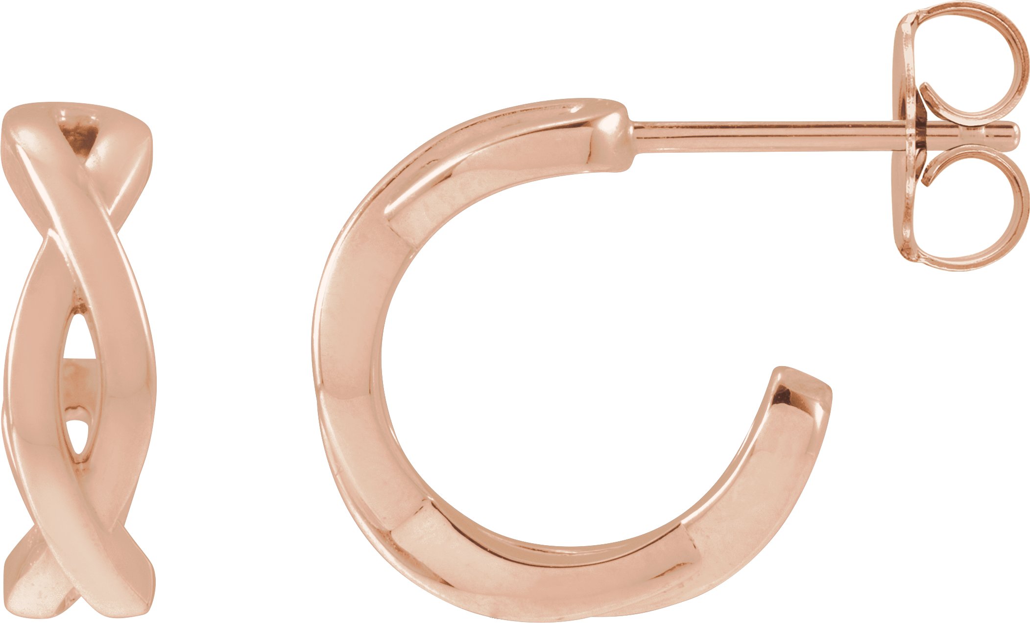 Twisted Hoop Earrings