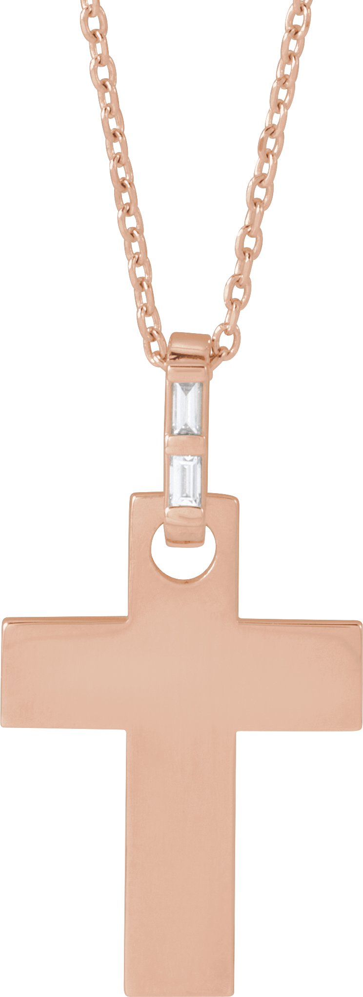 Accented Cross Necklace or Pendant