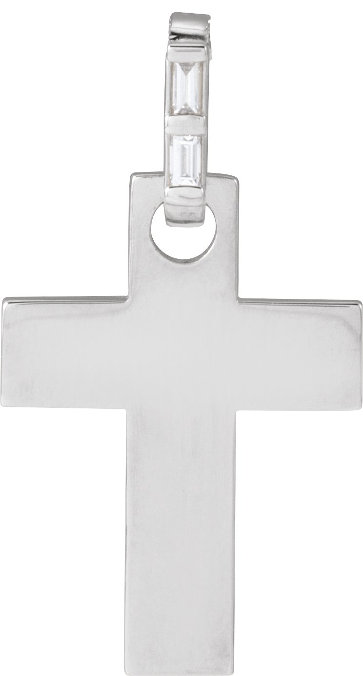 Accented Cross Necklace or Pendant