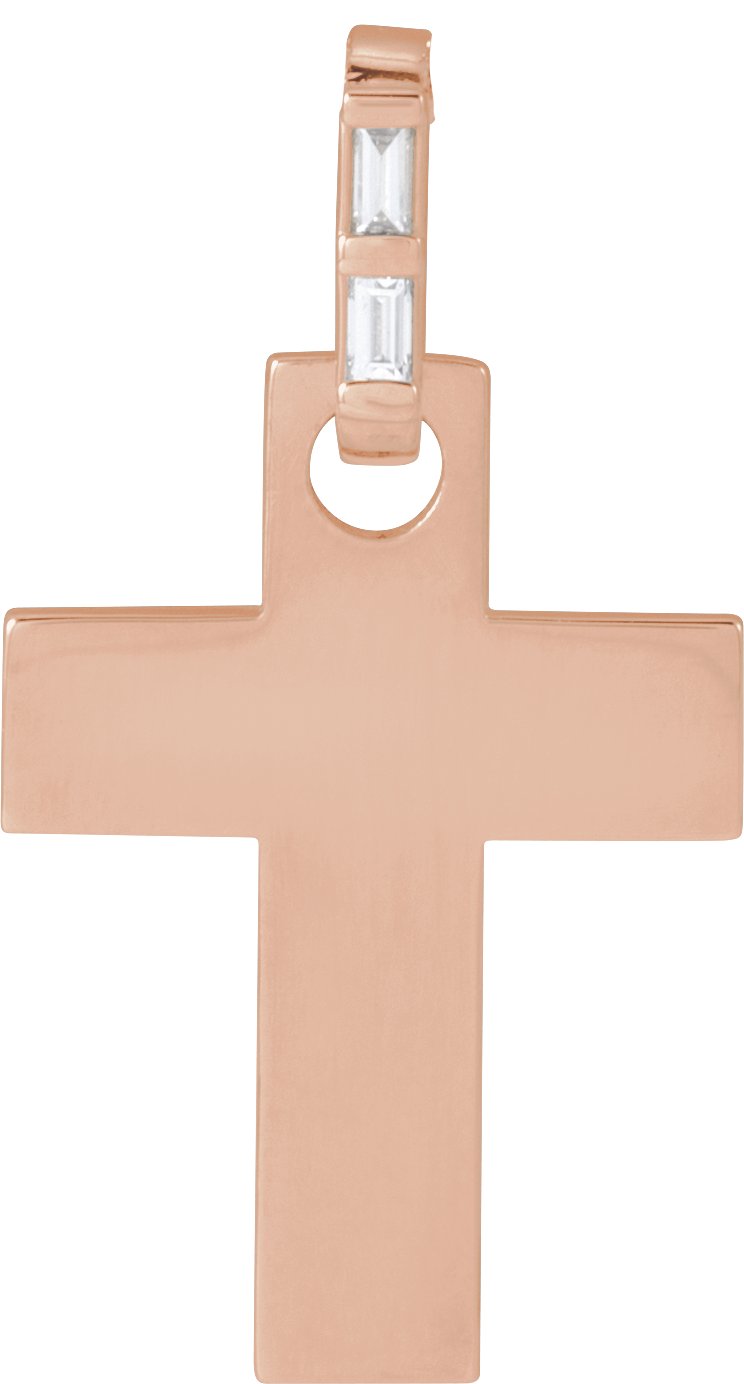 Accented Cross Necklace or Pendant
