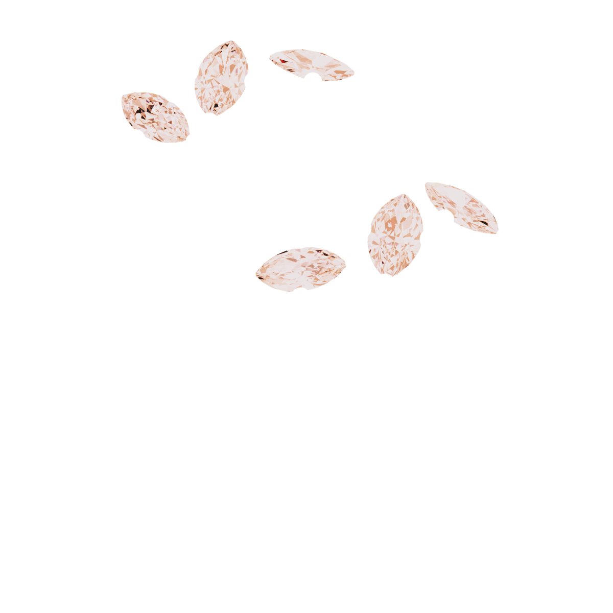 1/3 CTW Natural Diamond Ring Guard – 14K Rose Gold