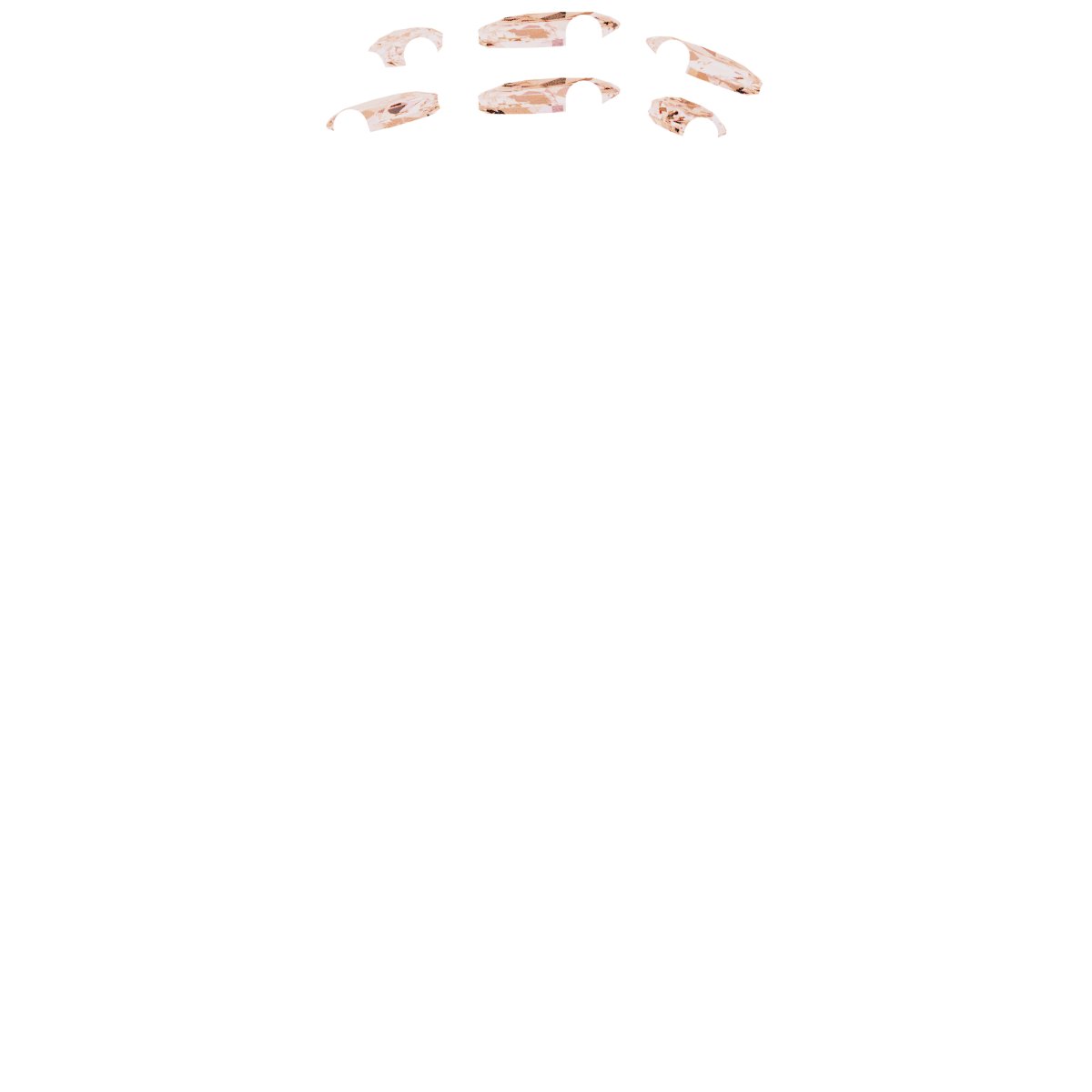 Alternative view of 1/3 CTW Natural Diamond Ring Guard – 14K Rose Gold