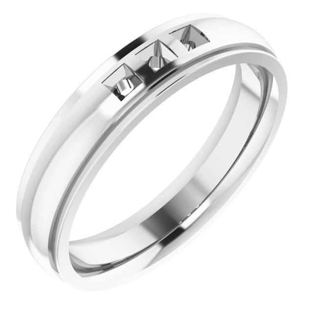 Accented Stepped-Edge Comfort-Fit Band