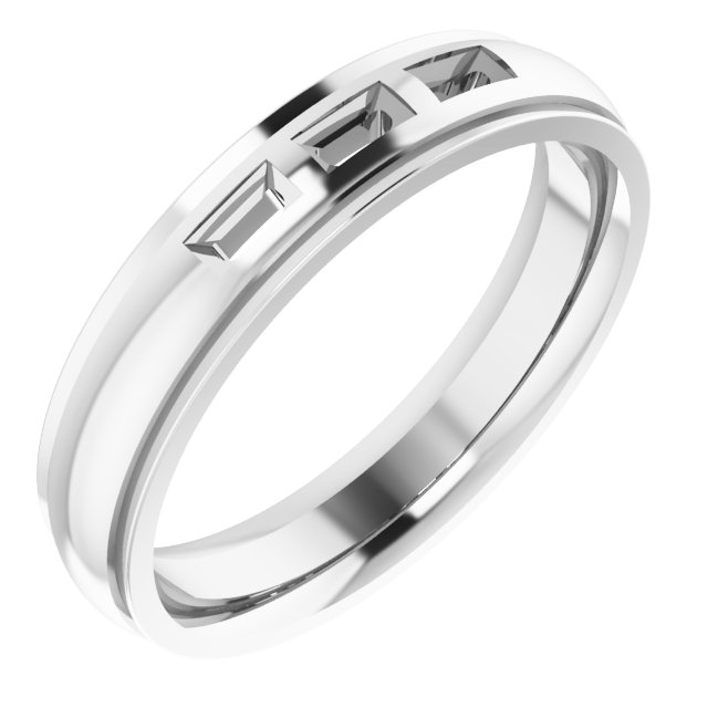 Accented Stepped-Edge Comfort-Fit Band