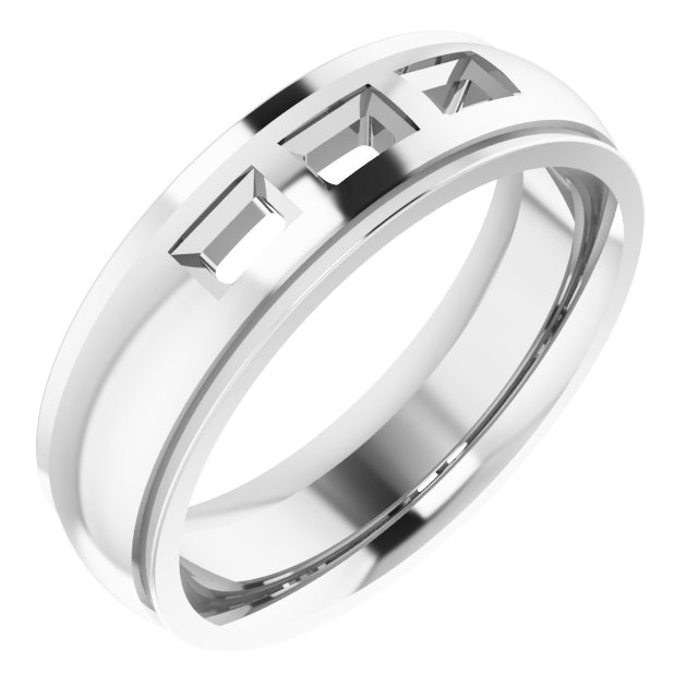 Accented Stepped-Edge Comfort-Fit Band