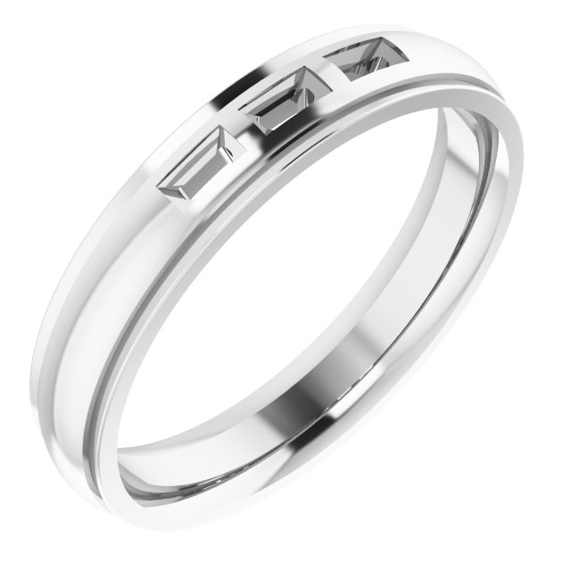 Accented Stepped-Edge Comfort-Fit Band
