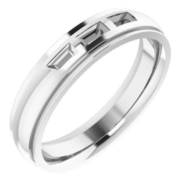 Accented Stepped-Edge Comfort-Fit Band