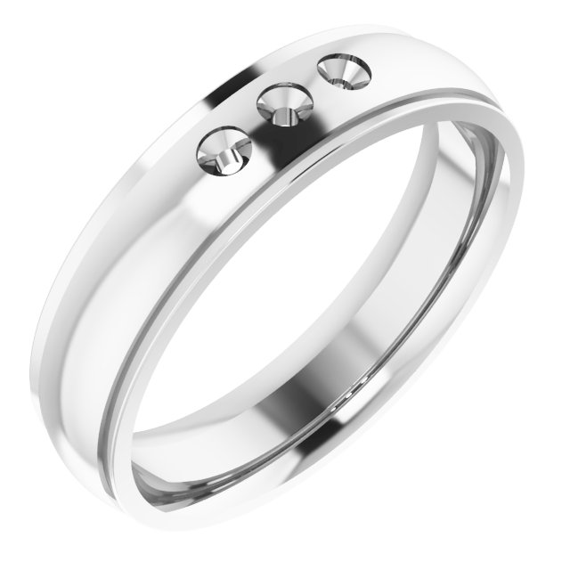 Accented Stepped-Edge Comfort-Fit Band