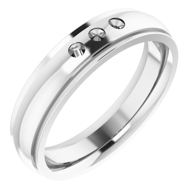 Accented Stepped-Edge Comfort-Fit Band