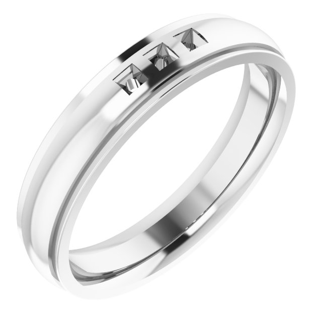 Accented Stepped-Edge Comfort-Fit Band