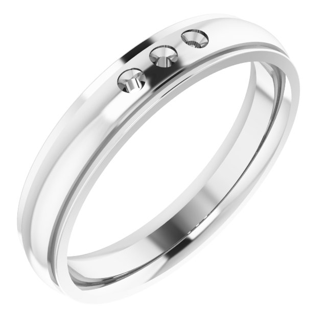 Accented Stepped-Edge Comfort-Fit Band