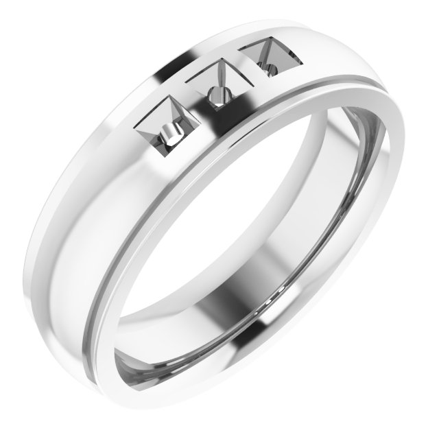 Accented Stepped-Edge Comfort-Fit Band