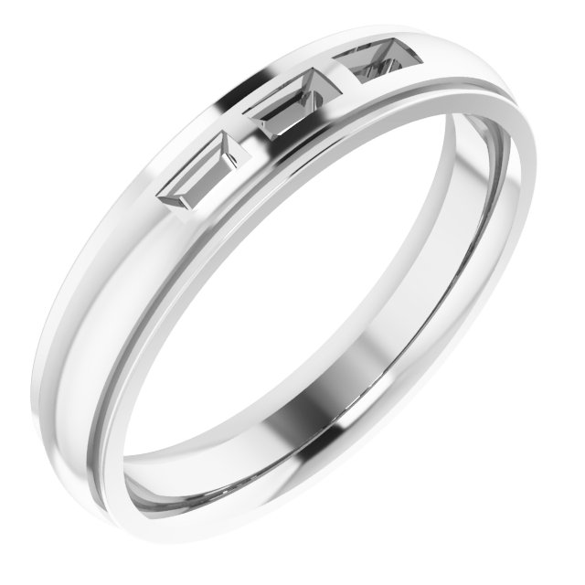 Accented Stepped-Edge Comfort-Fit Band