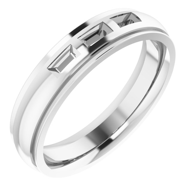 Accented Stepped-Edge Comfort-Fit Band
