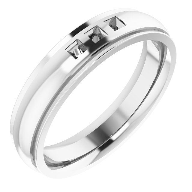 Accented Stepped-Edge Comfort-Fit Band