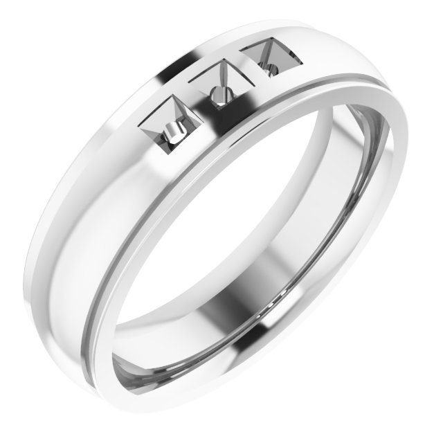 Accented Stepped-Edge Comfort-Fit Band
