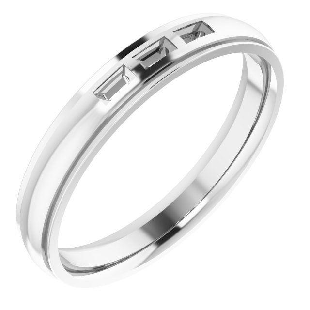 Accented Stepped-Edge Comfort-Fit Band