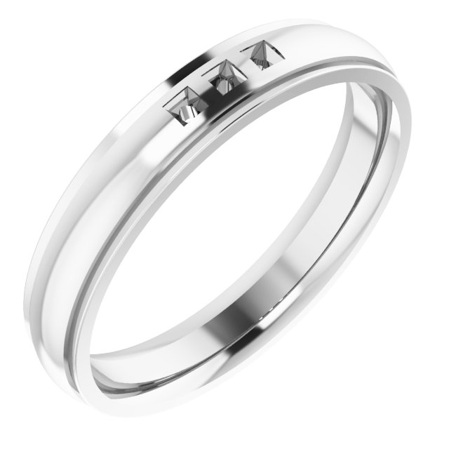Accented Stepped-Edge Comfort-Fit Band