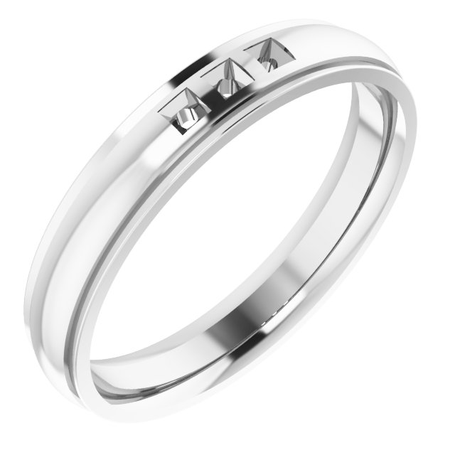 Accented Stepped-Edge Comfort-Fit Band
