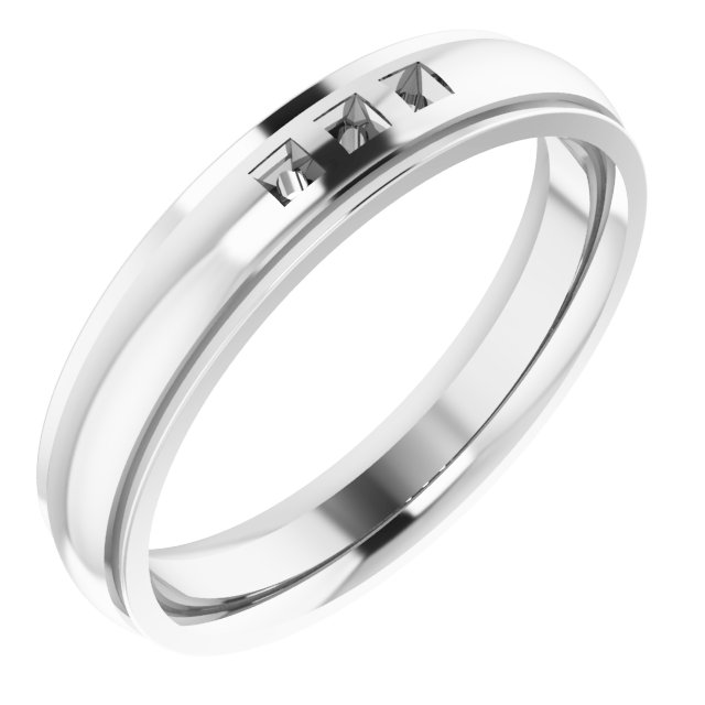 Accented Stepped-Edge Comfort-Fit Band