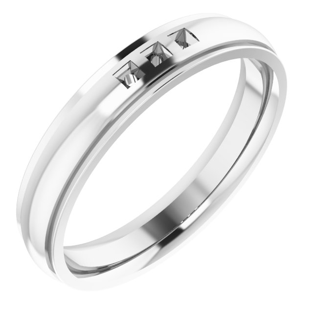 Accented Stepped-Edge Comfort-Fit Band
