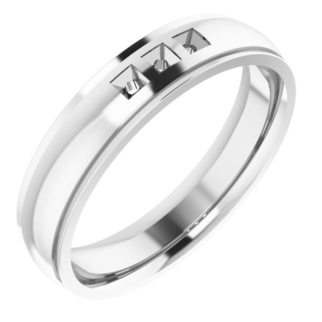 Accented Stepped-Edge Comfort-Fit Band