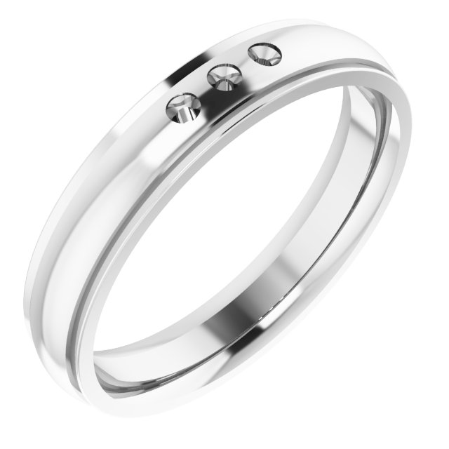 Accented Stepped-Edge Comfort-Fit Band