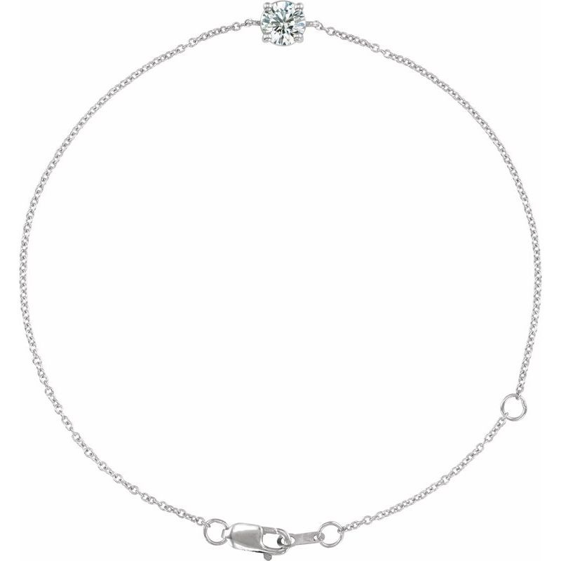 Solitaire Link Bracelet