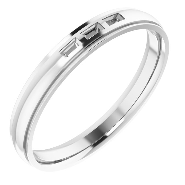 Accented Stepped-Edge Comfort-Fit Band