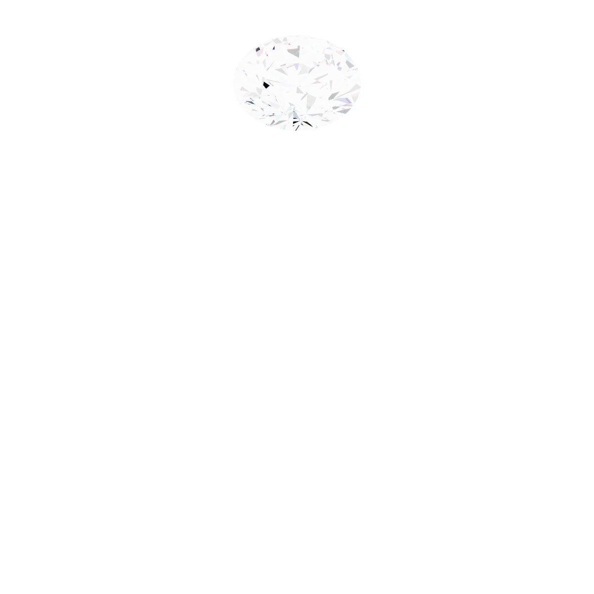 14k White Gold