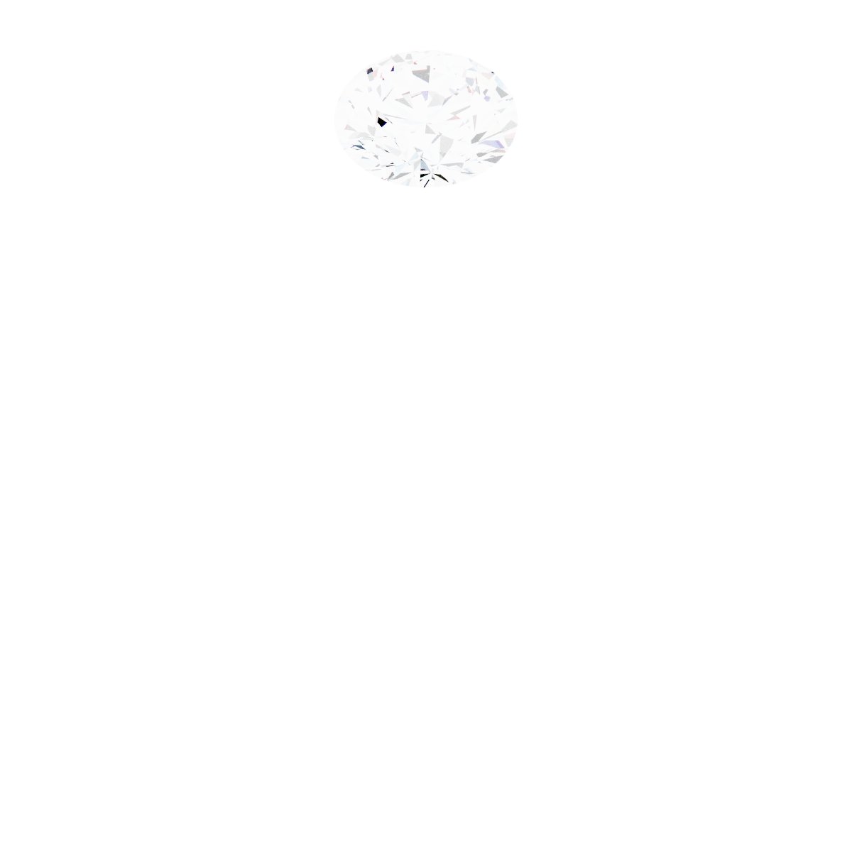 14K White 1/5 CT Natural Diamond Ring