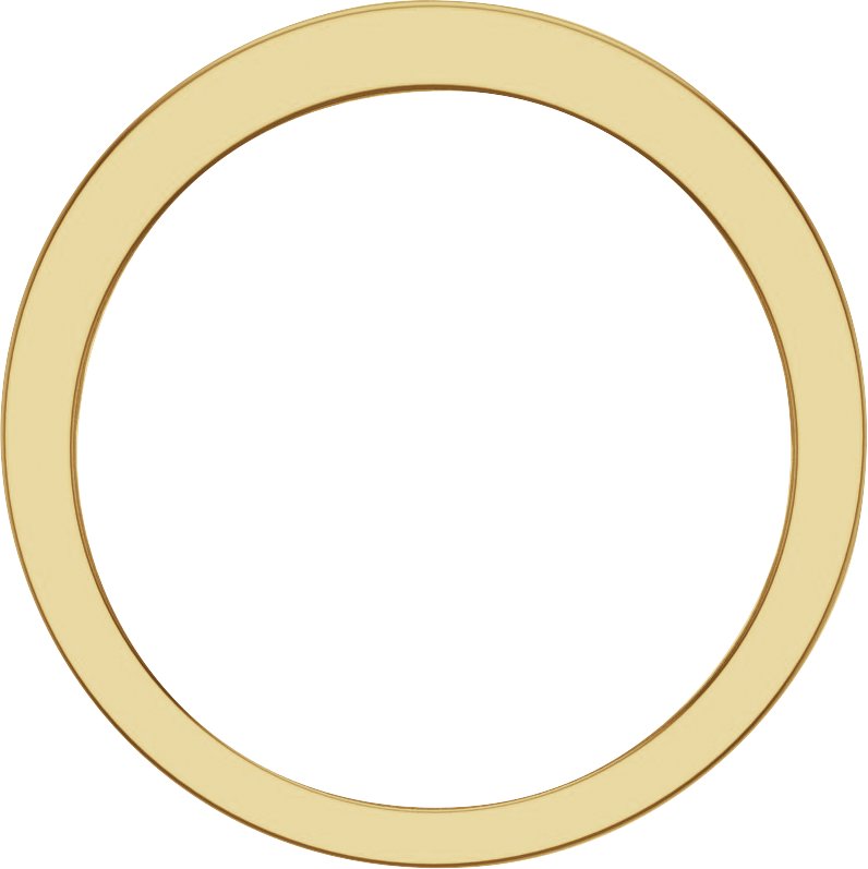 Alternative view of 1/2 CTW Lab-Grown Diamond Band – 14K Yellow Gold