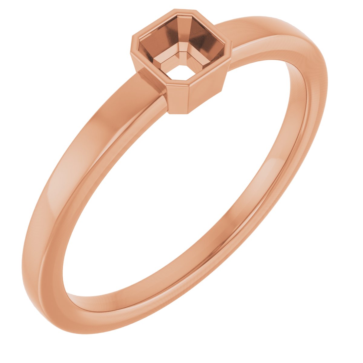 Bezel-Set Solitaire Ring