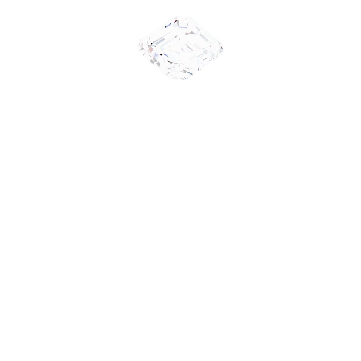 14K White 1/4 CT Lab-Grown Diamond Ring