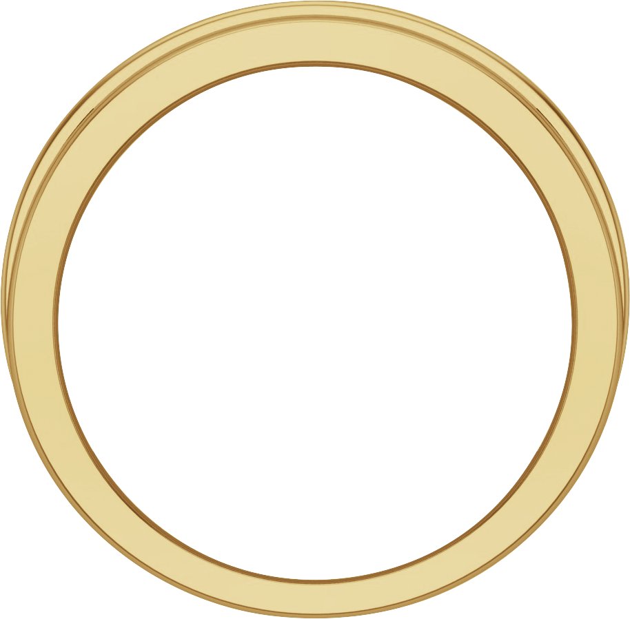 Alternative view of 1 1/4 CTW Lab-Grown Diamond Mens Band – 14K Yellow Gold