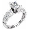 0.90 CTW Lab Grown Diamond Engagement Ring 689099