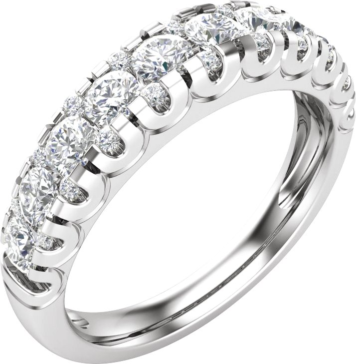 1 CTW Lab Grown Diamond Matching Band for Engagement Ring 689099